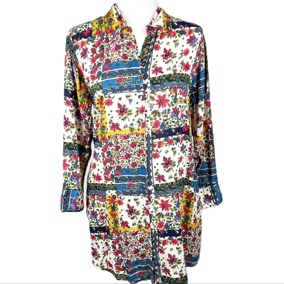 Natural Life Tunic Woman Small Button Up - Picture 2 of 9